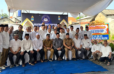 Peletakan Batu Pertama Pembangunan Masjid Baiturrahman Grand Galaxy City Peletakan Batu Pertama Pembangunan Masjid Baiturrahman Grand Galaxy City